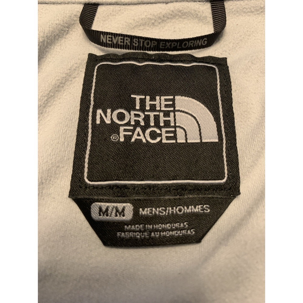 The North Face Windwall Jacket Soft Shell Fleece Lined Men's M Gray Windbreaker - Picture 10 of 16